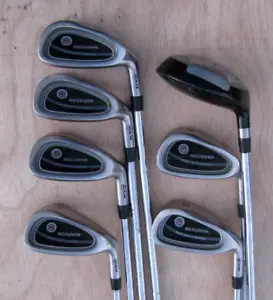 RAM ACCUBAR IRONS IRON SET 3 HYBRID + 5-PW REGULAR FLEX STEEL SHAFTS GOLF CLUBS - Picture 1 of 9