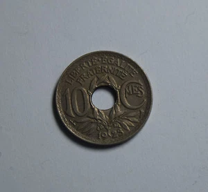 10 Centimes France France French Coin Francaise 1923 Coin Excellent! - Picture 1 of 2