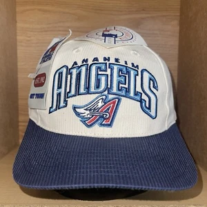 Vintage Anaheim Angels Corduroy Russell Athletic Strapback Hat Cap RARE - NWT - Picture 1 of 20