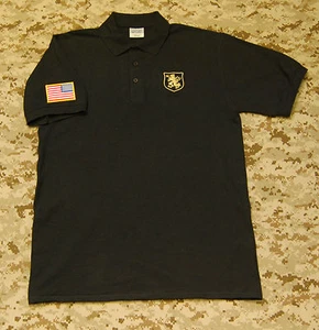 Polo Escuadrón Dorado NSWDG DEVGRU SELLO NSW Equipo Dorado Talla L Grande - Imagen 1 de 3