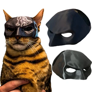 Pet Cat 3D printed Bat Cat Mask Apparel Outfit Clothing Cute Costume Accessory - Picture 1 of 4