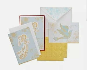 Hallmark verschiedene Weihnachtskarten mit Umschlägen, Taube & Engel 40 Stück - Bild 1 von 4