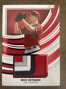 Reid Detmers 2022 Immaculate Rookie Jersey Patch /49 Angels RC 4-Color Patch! - Picture 1 of 2