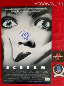 FOTO ROSA MCGOWAN AUTOGRAFATA FIRMATA 11x17! URLA! TATUAGGIO! BECKETT COA! HORROR! - Foto 1 di 3