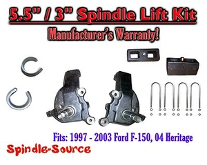 5.5" / 3"  Spindles blocks LIFT KIT FOR 97 - 03 Ford F-150 2WD - Picture 1 of 1