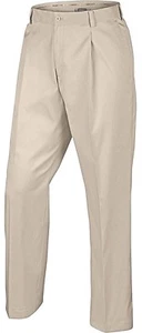 NIKE GOLF men's pants; Bone, Pleated front, Unhemmed; Multiple sizes; 794578 - Picture 1 of 6
