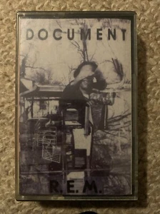 R.E.M. - Document (1987) CASSETTE TAPE Paper Labels ORIGINAL IRS TAPE MIRGC 1025 - Picture 1 of 2