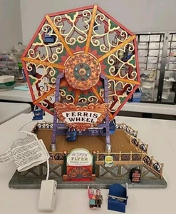 2013 LEMAX - "VICTORIAN FLYER FERRIS WHEEL" No Music One Light Works - Picture 1 of 11