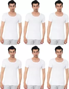 VIP Bonus Men's Half Sleeves Cotton Vest (Pack of 6) - Picture 1 of 3
