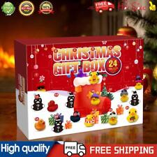 Christmas 24 Days Countdown Calendar with 24 Ducks Novelty Gifts for Kids (A)