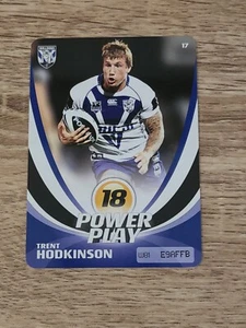 2013 NRL Power Play Trading Card Common Bulldogs Trent Hodkinson - Picture 1 of 1