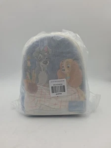 Mini zaino Loungefly Disney Lady & The Tramp cena spaghetti nuovo con etichetta - Foto 1 di 4