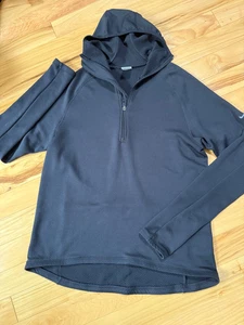 Nike SPHERE THERMAL Hooded 1/2 Zip Activewear Pullover Back Pockets Sz XL Men - Picture 1 of 6
