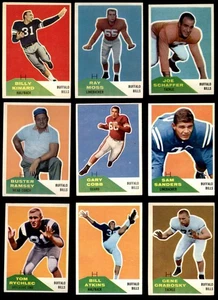 1960 Fleer Buffalo Bills Team Set 6 - EX/MT 6912102 - Picture 1 of 2