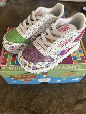 Zapatos Reebok Candy Land clásicos de cuero talla 7 para niños pequeños/bebés H05081 multicolor Foto 1 de 4