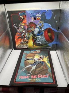 Lote 3 Libros Earthworm Jim Making Of Launch The Cow Fight The Fish Doug Tennapel - Imagen 1 de 10