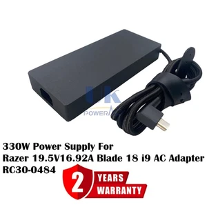 330W Charger For Razer Blade 16 17 18 RZ09-0483 RZ09-0484 RZ09-0510 RC30-0484  - Picture 1 of 7