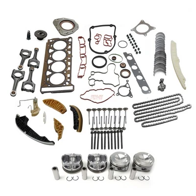 Engine Rebuld Overhaul Kit Φ82.5mm Φ21mm Fit For Audi A3 A4 TT 2.0T 06H107065AM Foto 1 de 4