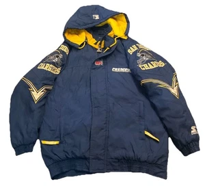 Chaqueta de invierno de colección Starter Pro Line SAN DIEGO CHARGERS cremallera completa con capucha MED - Imagen 1 de 12