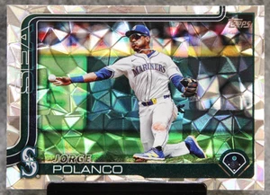 2025 Topps Serie 2 Jorge Polanco #361 Diamante Parallel Mariners - Bild 1 von 2