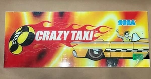 NOS Sega CRAZY TAXI marquee - Picture 1 of 3