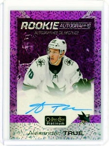 2020-21 O Pee Chee Platinum Alexander True Violet Pixels Rookie Autograph - Picture 1 of 2
