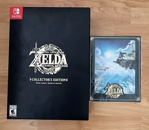 Legend of Zelda Tears of the Kingdom Collectors Edition Switch + Stampa artistica - Foto 1 di 1