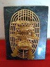 Replica 24K Plated Precolombinos Quimbaya Museo Del Oro Bogota Colombia 4"x3"x2"