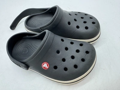 ZUECOS CROCS UNISEX-NIÑO NIÑOS CROCBAND CONFORT NEGROS TALLA 2 Foto 1 de 4