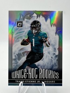 2021 Donruss Optic White-Hot Rookies Silver Prizm Travis Etienne Jr RC W1