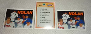 NOLAN RYAN-- MAZZO SUPERIORE 1990--3 CARTE LISTA DI CONTROLLO EROE--#18--L@@K - Foto 1 di 1