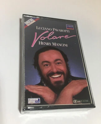Luciano Pavarotti Volare Henry Mancini, Cassette Tape- (Decca ‎ 421 052-4 ) New - Image 1 of 3