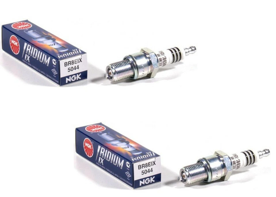 KIT 2 CANDELE NGK IRIDIUM BR8EIX PER MOTO GUZZI BREVA 750 2003 2004 2005 AL 2012 - Immagine 1 di 3