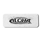 Ambesonne Aloha Rectangle Non-Slip Mousepad, 31&quot; x 12&quot; Gaming Size