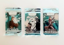Star Wars TCG Attack of the Clones AOTC Lot of 3 Factory Sealed Booster Packs