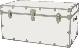 Rhino Storage Trunk Footlocker 40x22x20 for Camp, College & Dorm. USA Made - Picture 1 of 13