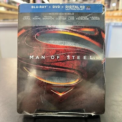 Man of Steel (Blu-Ray, Dvd) Steelbook - Walmart Exclusive. - Image 1 of 4