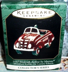 1937 Steelcraft Airflow`1999`Miniature-Kiddie Car Series,Hallmark Ornament-SALE - Bild 1 von 6