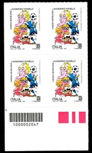 Italia 2020 : Mondaini e Vianello - quartina con codice a barre, MNH** - Imagen 1 de 1