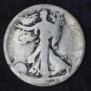 1921-D "KEY DATE" Walking Liberty Silver Half Dollar 50C - COINGIANTS - - Picture 1 of 2