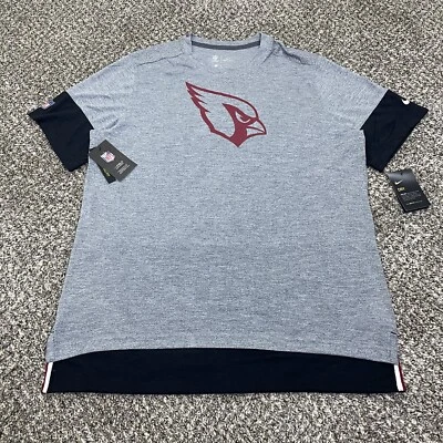 Nike Dri-Fit NFL Arizona Cardinals Camiseta Para Hombres XL Gris Negro Manga Corta $65 Foto 1 de 4