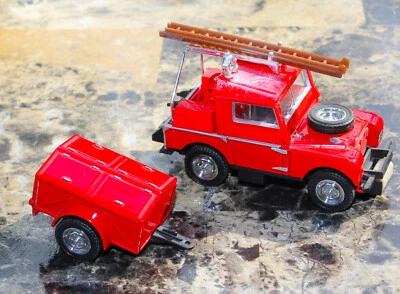 Vintage Matchbox MODELS OF YESTERYEAR YFE02 1952 Land Rover W/TRAILER, COA & BOX - Image 1 of 4