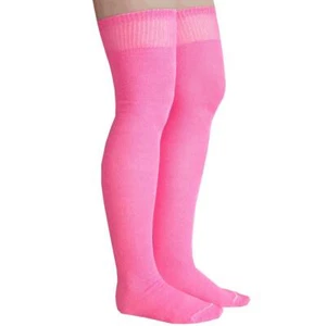 Solid Pink Thigh Highs - Picture 1 of 3