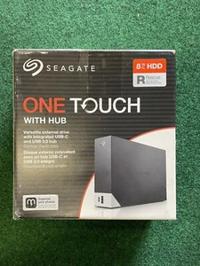 Seagate One Touch Hub 8TB External Hard Drive HDD - Picture 1 of 4