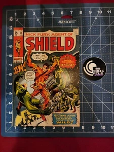 💥Nick Fury Agent of SHIELD 17 1971 HYDRA Bronze Age Marvel - Picture 1 of 14