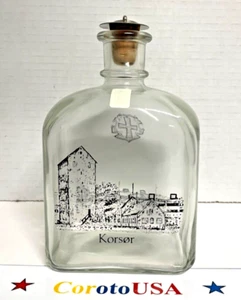 Korsør Holmegaard Denmark Glass Decanter Made In Denmark Royal Danish Court VTG - Picture 1 of 5