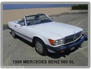 1988 MERCEDES BENZ 560 SL Refrigerator / Tool Box Magnet - Picture 1 of 1