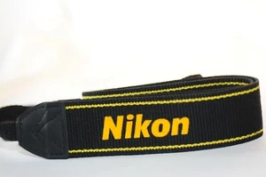 Nikon AN-DC3 Camera Shoulder strap for SLR F100 N80 FM2 F3 FG D3400 D7200 D90 - Picture 1 of 3