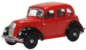 Oxford 76MES006 Morris 8 E- Serie Berlina Rosso/Nero 1/76 Scala 00 Gauge T48 - Foto 1 di 8