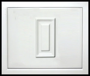 White uPVC Quarter Door Panel 24mm / 28mm. 790mm X 970mm. - Picture 1 of 1